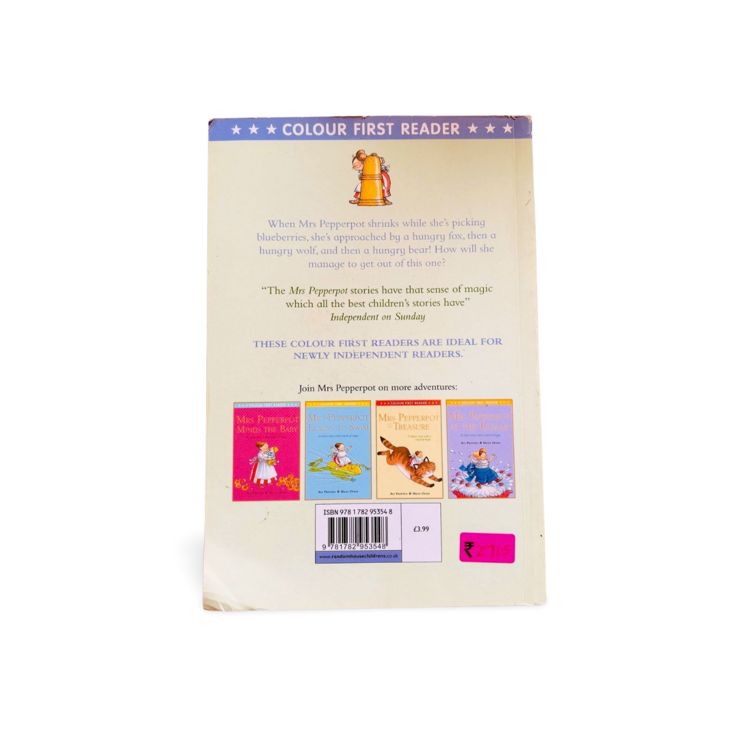 Mrs Pepperpot and the Blueberries First Reader