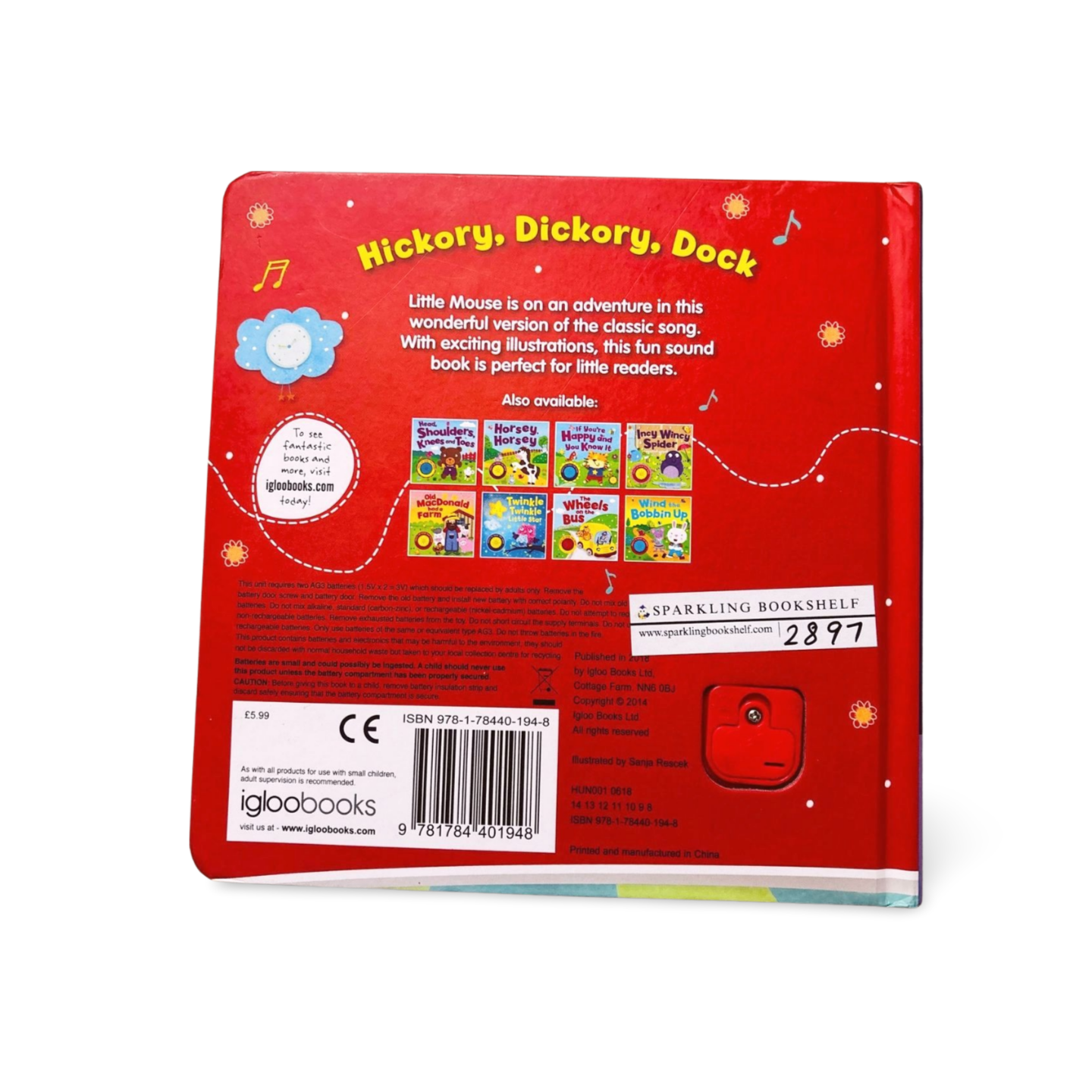 Hickory Dickory Dock Sound Book Igloo