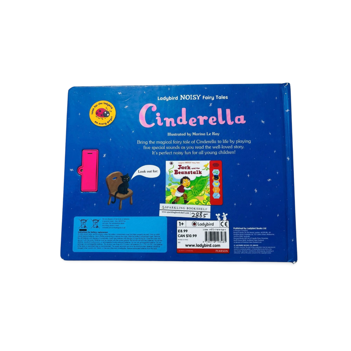 Ladybird Noisy Fairytales Cinderella Sound Book