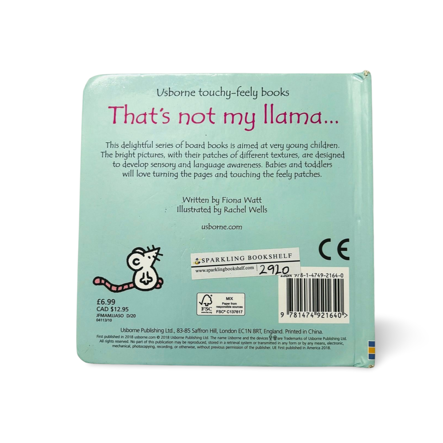 Usborne touchy-feely books That's Not Llama