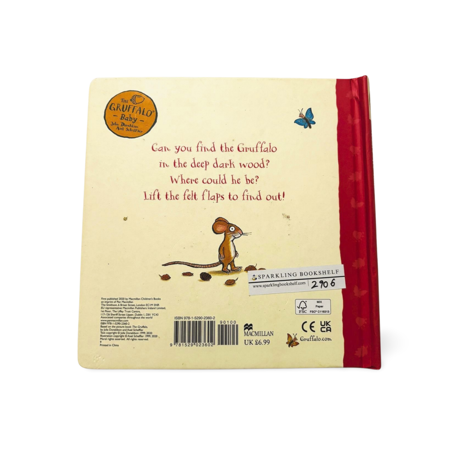 Gruffalo Where are You? Felt Flap Book by Julia Donaldson