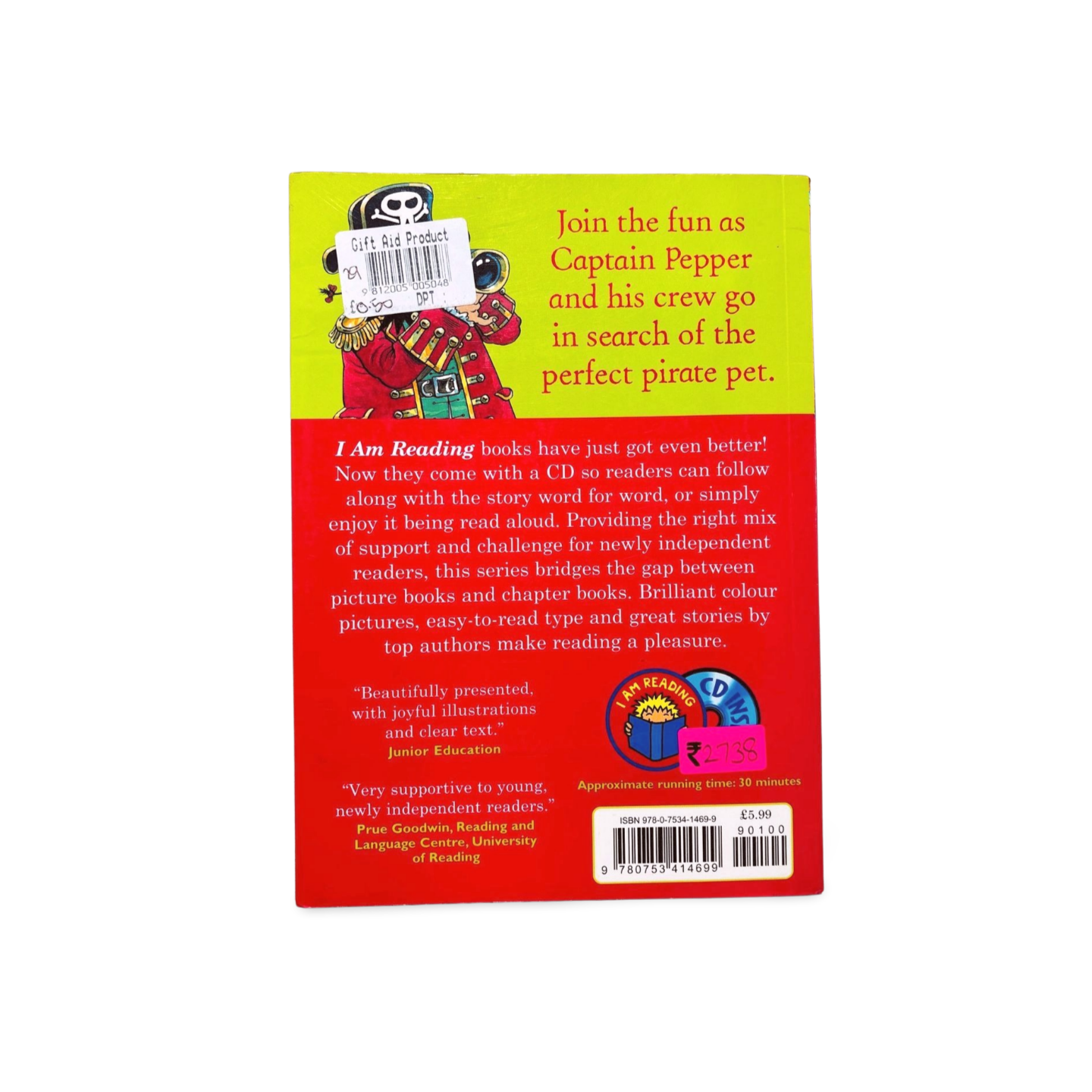 I am Reading Captain Pepper's Pets