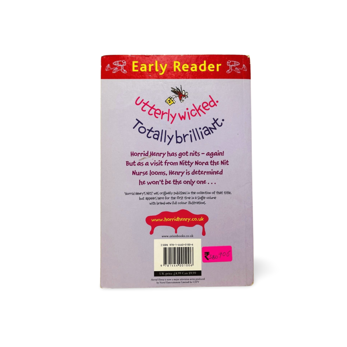 Early reader Horrid Henry Nits