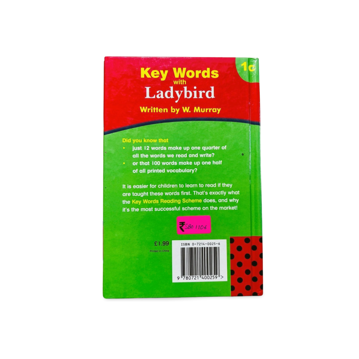Key Words with Ladybird 1c
