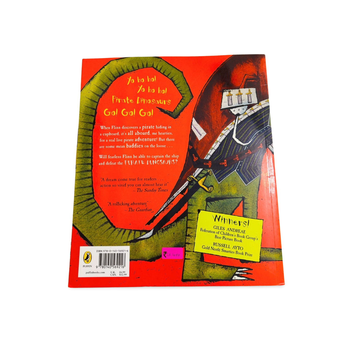 Captain Flinn and the Pirate Dinosaurs by Glies Andrea and Russel Ayto