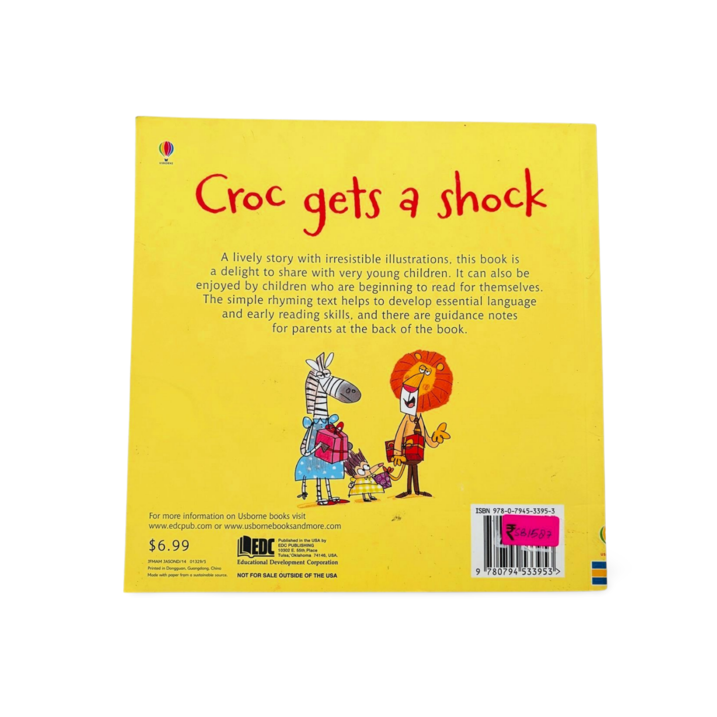 Usborne phonics readers- Croc gets a Shock