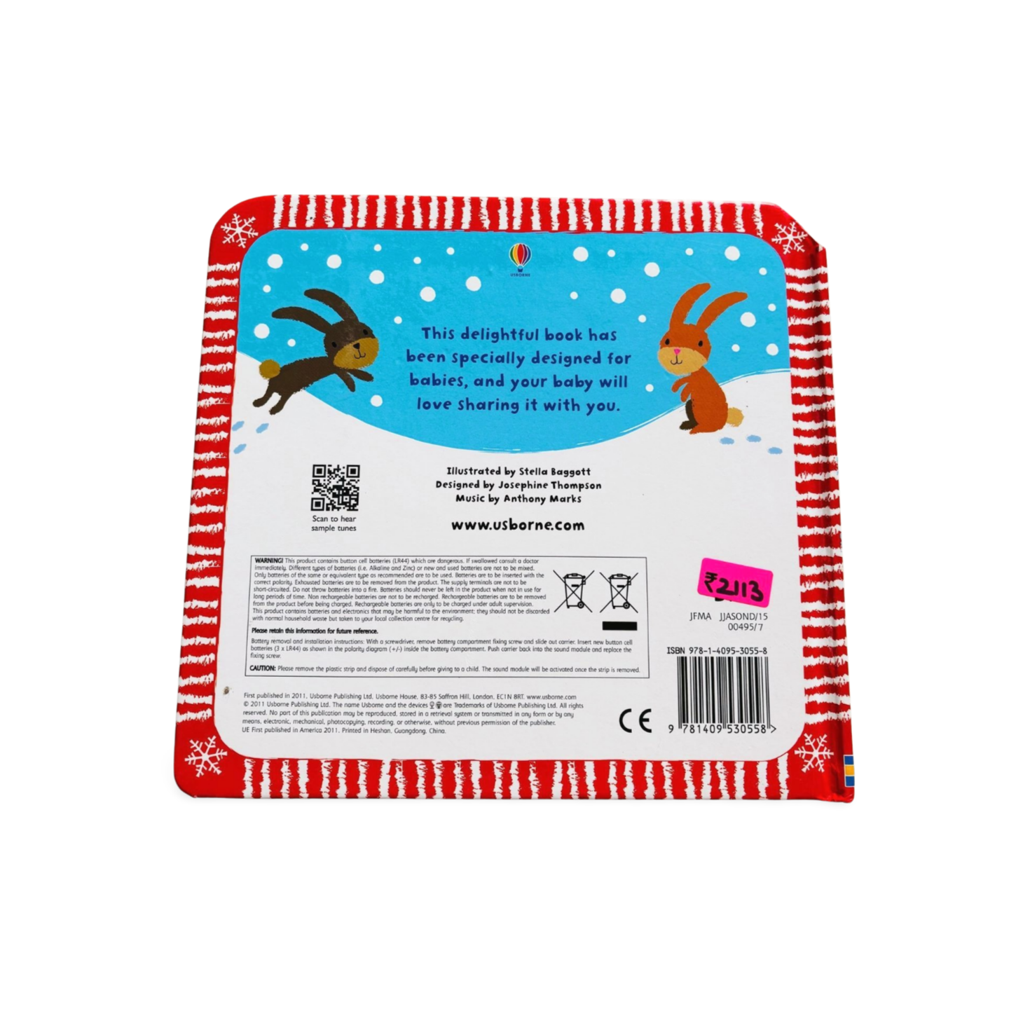 Usbornbe Baby's Very First Noisy Book Christmas