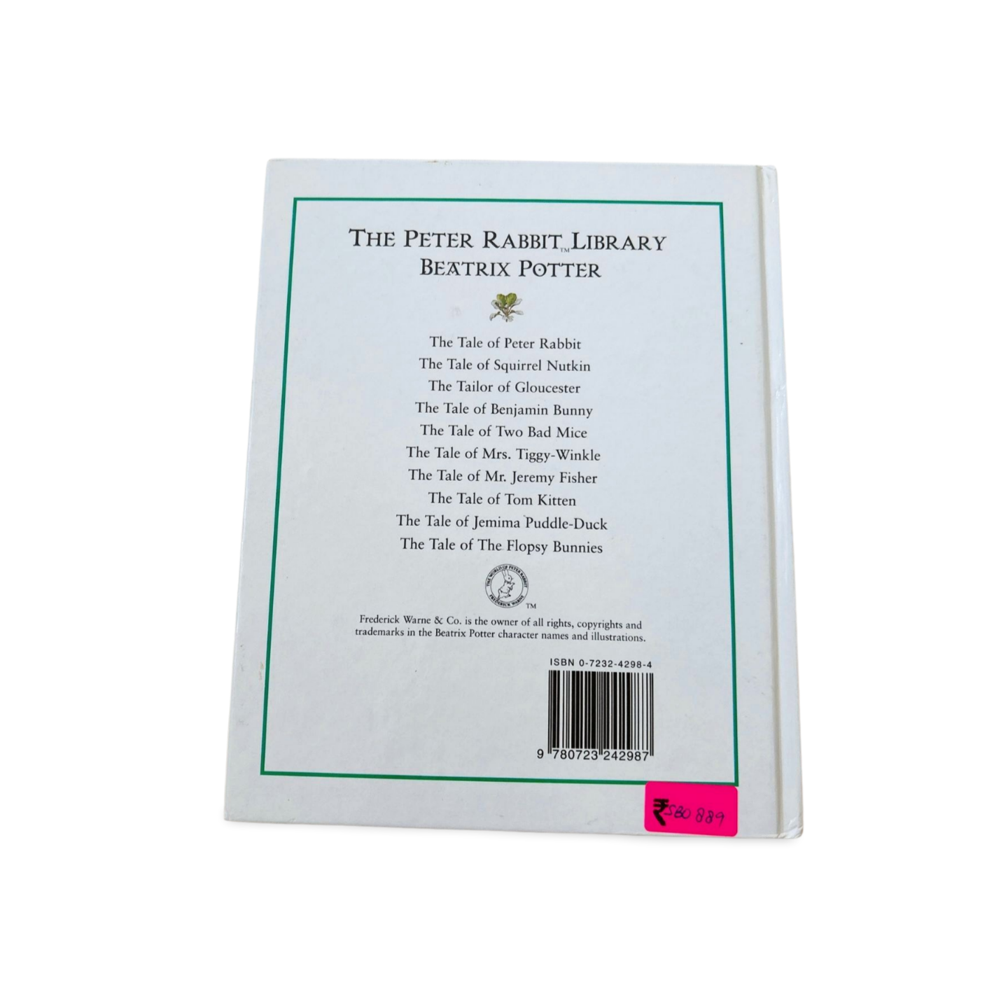 The Tale of Benjamin Bunny- Beatrix Potter