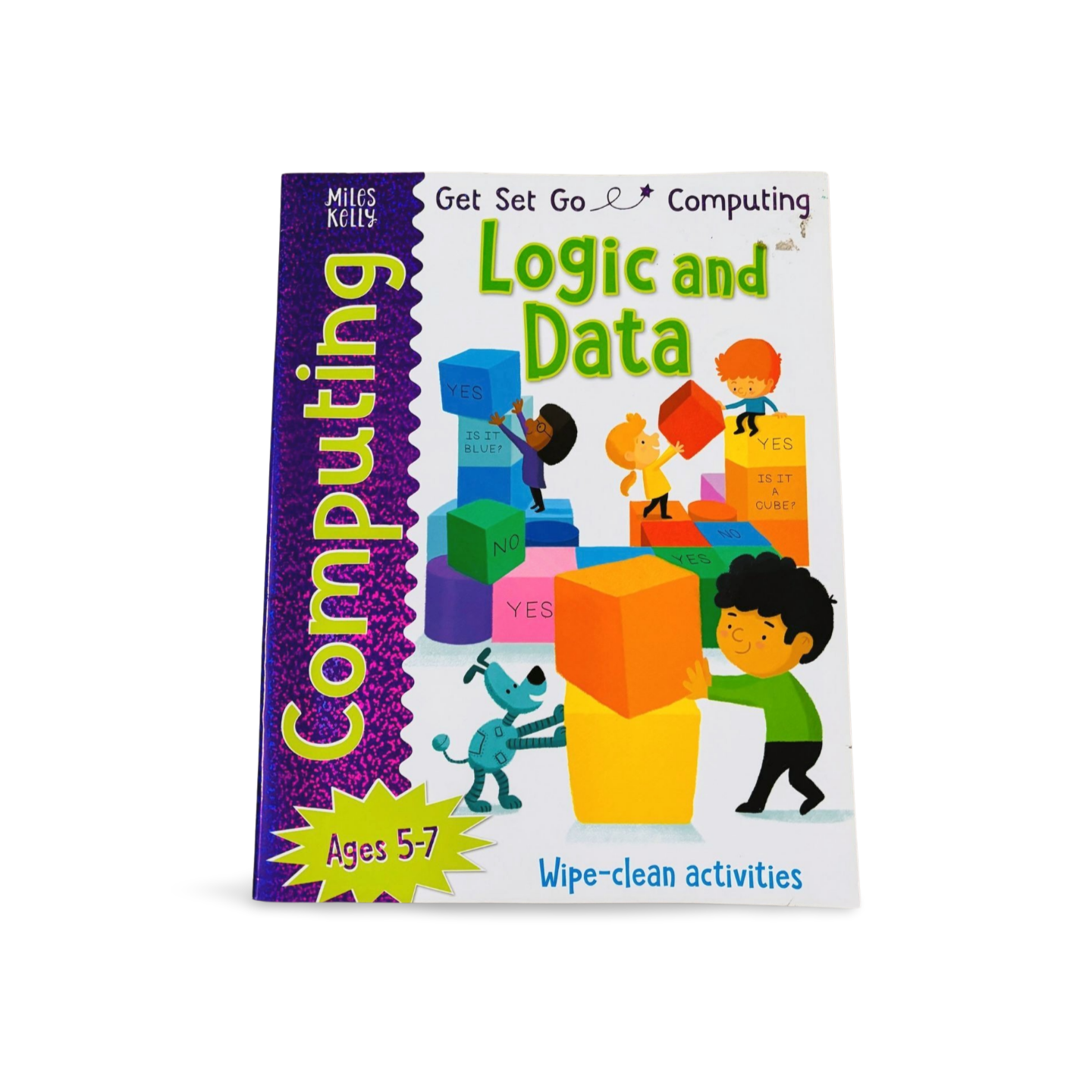 Miles Kelly Computing- Logic and Data Wipe - Clean-Age 5 – 7