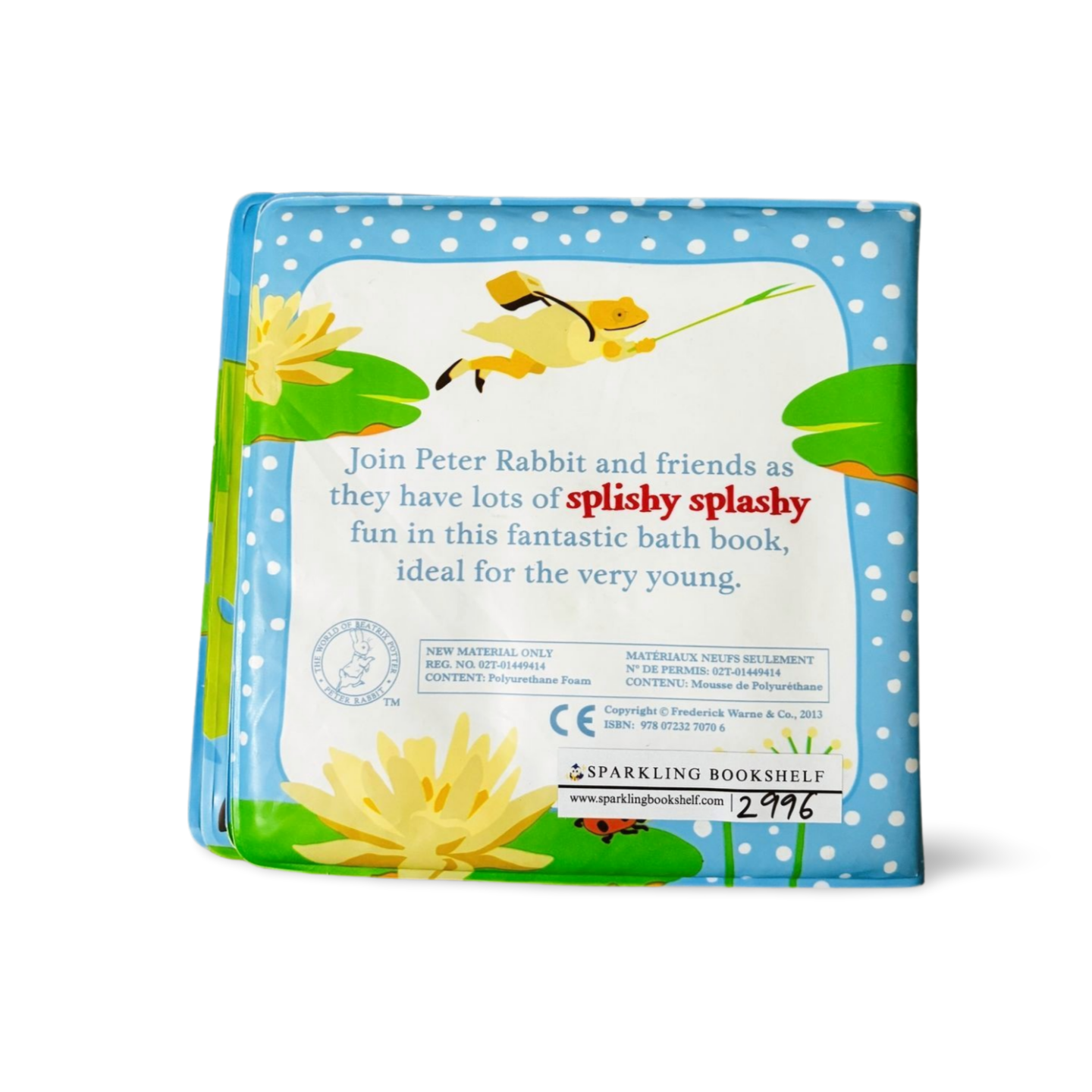 Peter Rabbit Bathtime fun Bath Book