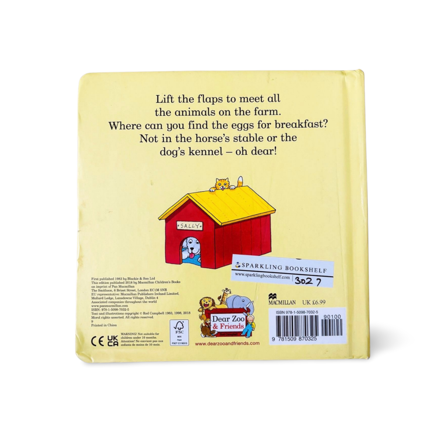 Oh Dear Lift-the-Flap Book by Rod Campbell