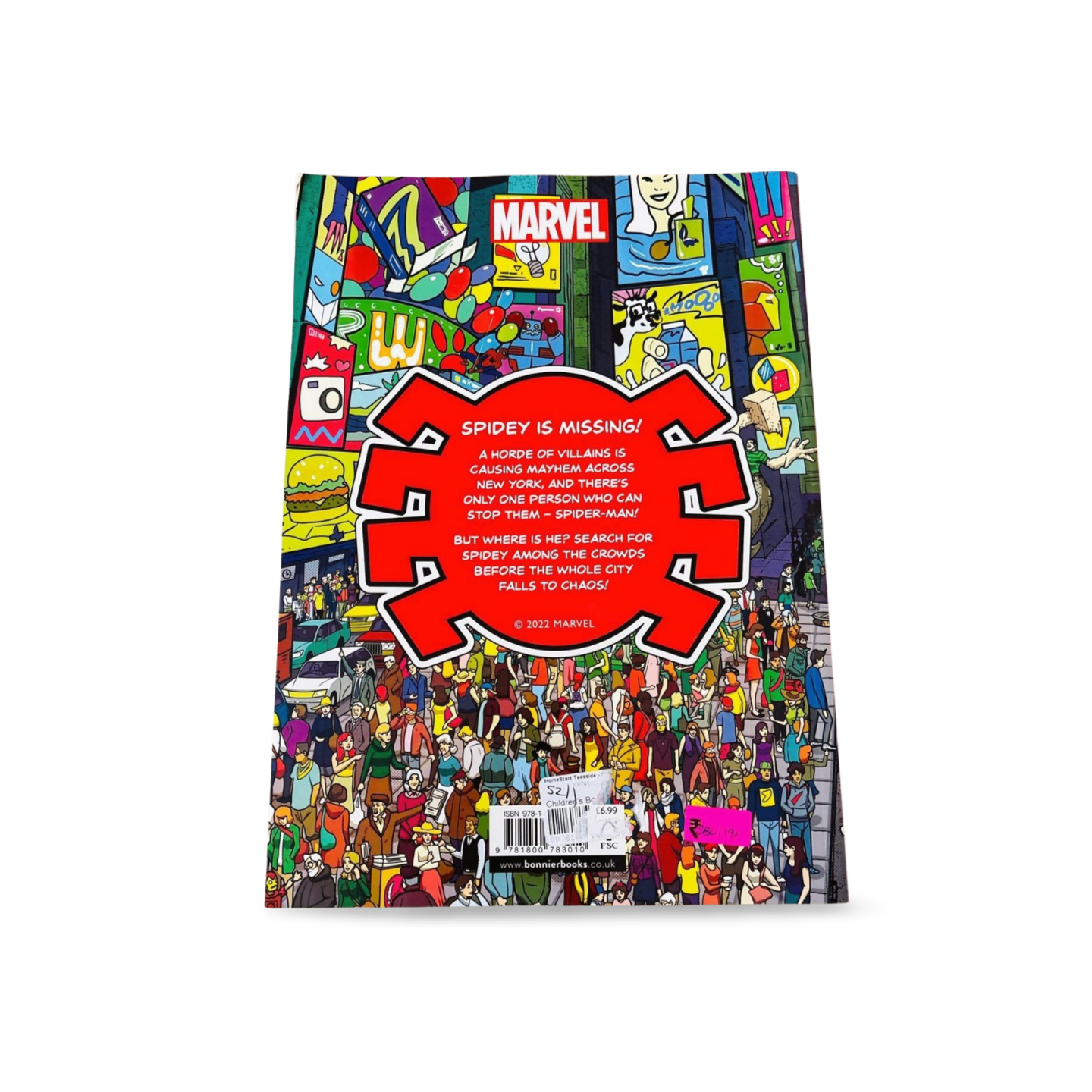 A Spider- Man Search and Find Book Where’s Spidey?