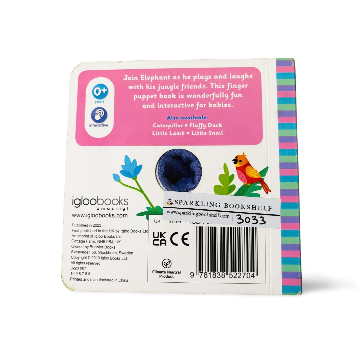 Elephant Fun Finger Puppet Book