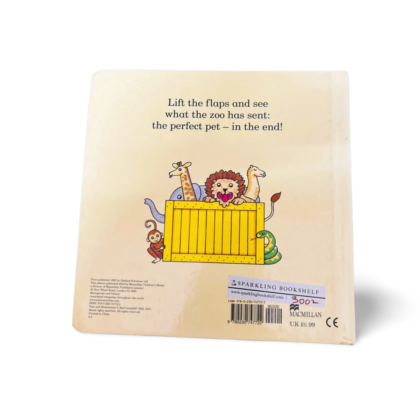 Dear Zoo- Lift the Flap by Rod Campbell