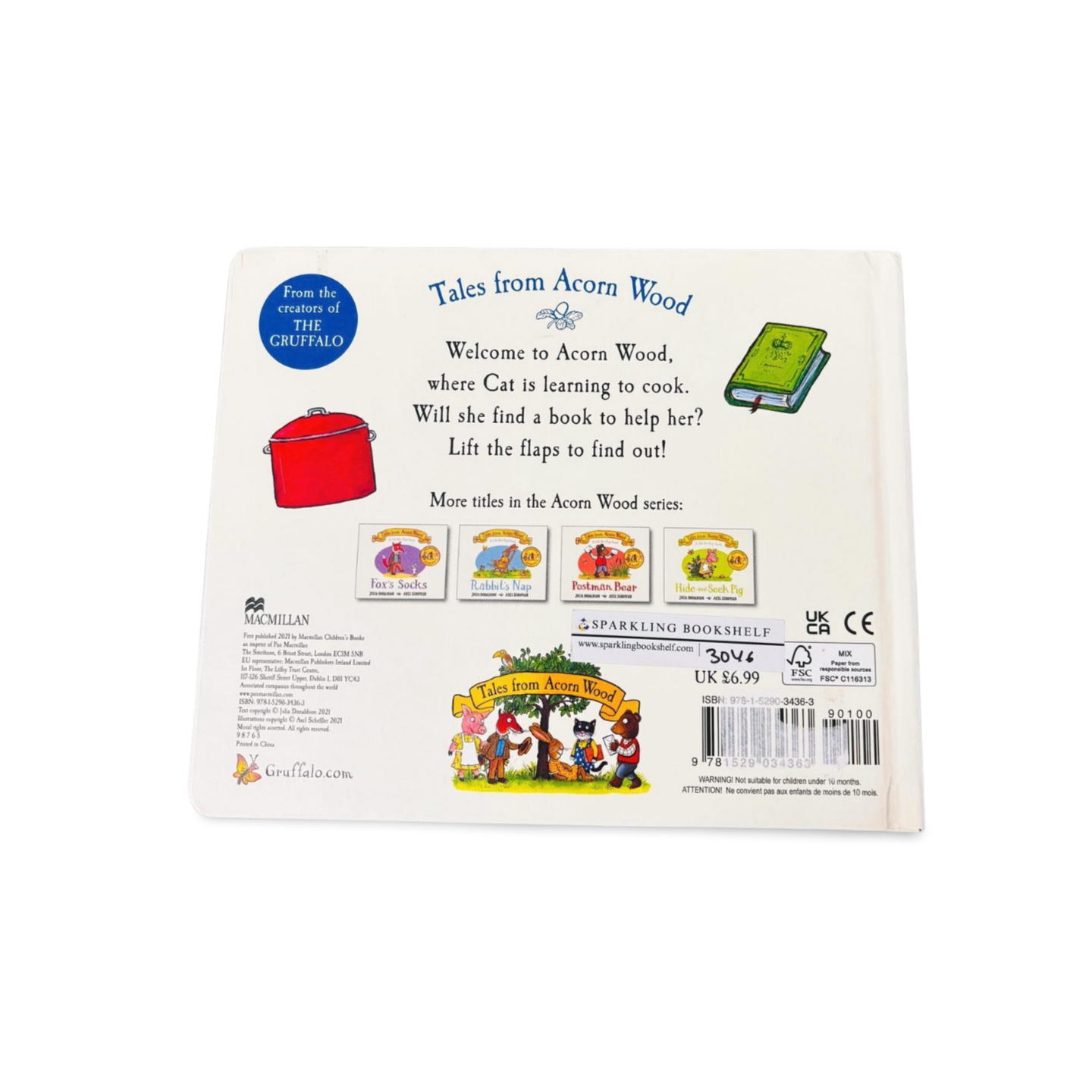 Cat’s Cookbook- Tales from Acorn Wood Lift-the-Flap by Julia Donaldson