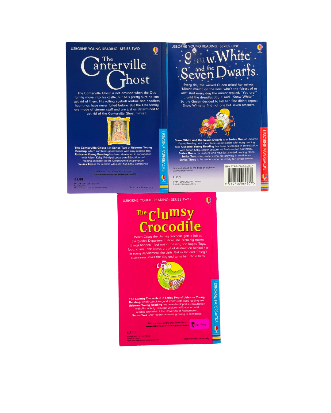 Usborne Young Reading Combo Set of 3 Books (Series 1 and 2)