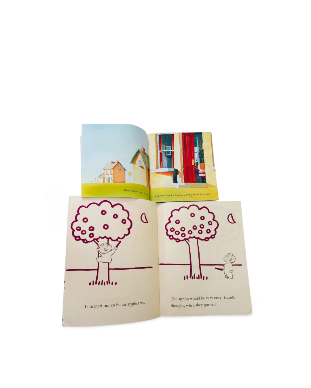 Combo Set Oliver Jeffers Lost and Found and Crockett Johnson Harold and the Purple Crayon