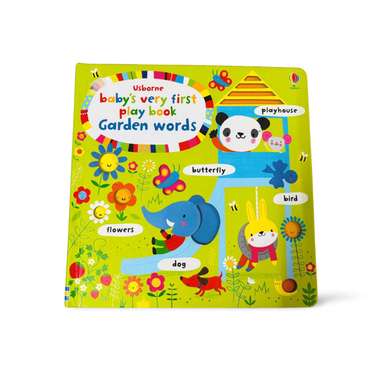 Usborne Baby's Very First Play Book Garden Words with Finger Trail