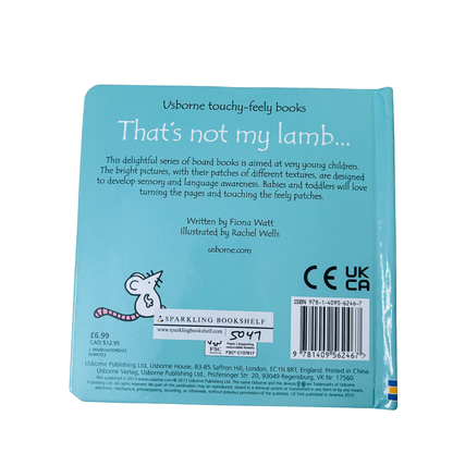 Usborne touchy-feely books That's Not Lamb