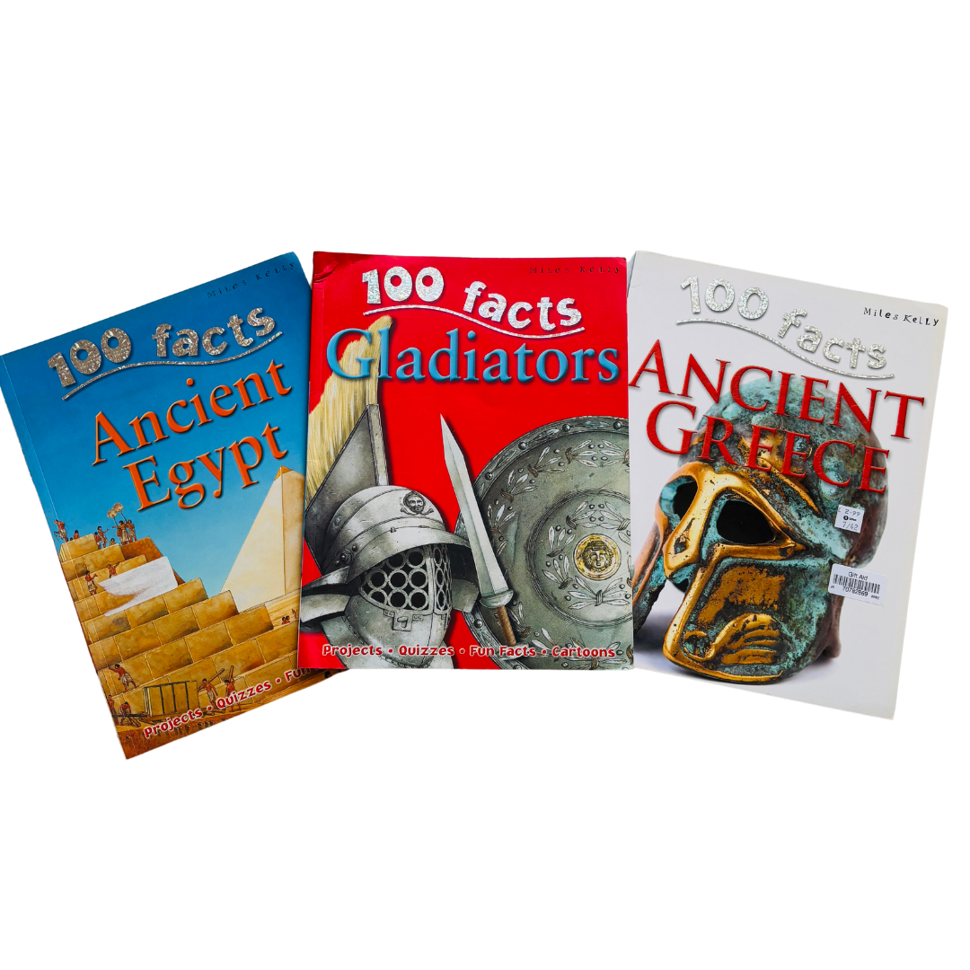 Miles Kelly 100 Facts Set of 3 books