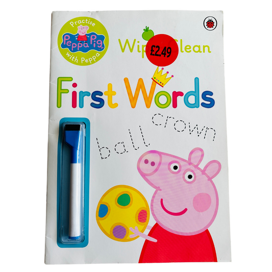 Peppa Pig First Words Wipe and Clean