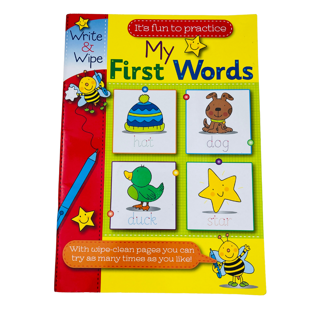 My First Words Wipe and clean book