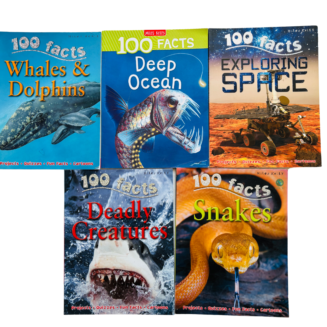 Miles Kelly 100 Facts Set Of 5 Books
