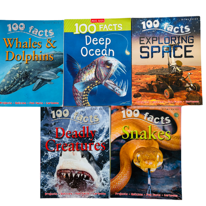 Miles Kelly 100 Facts Set Of 5 Books