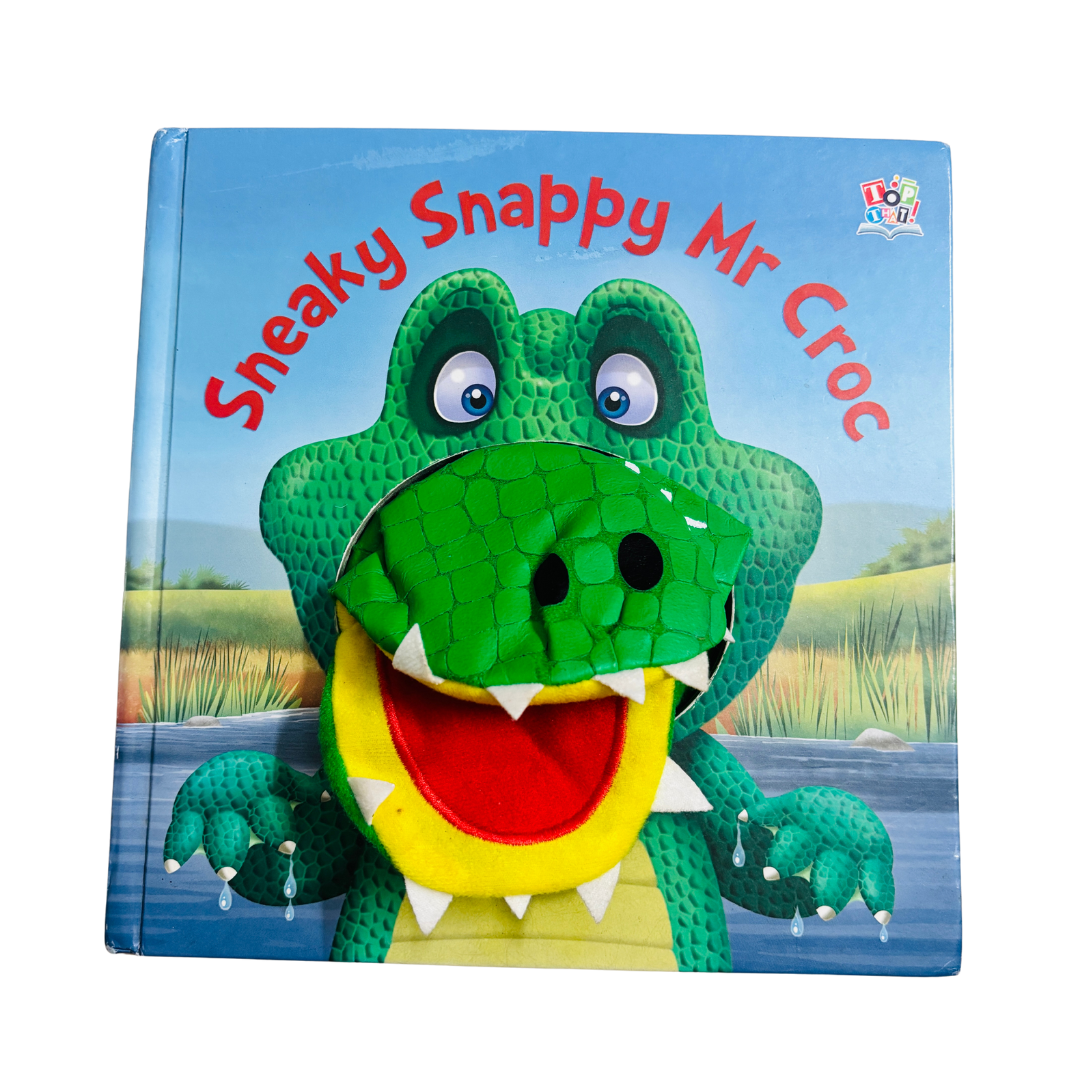 Sneaky Snappy Mr Croc Puppet Book