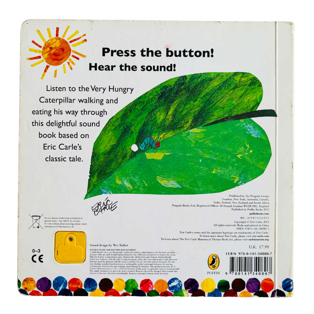 Eric Carle The Very Hungry Caterpillar sound book