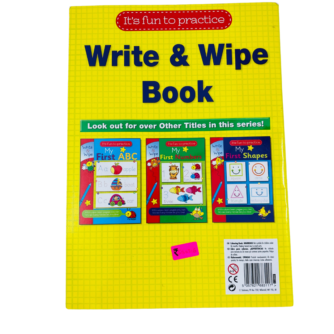 My First Words Wipe and clean book