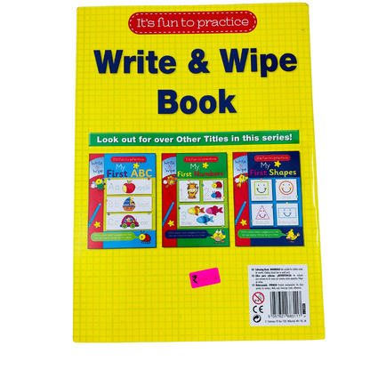 My First Words Wipe and clean book