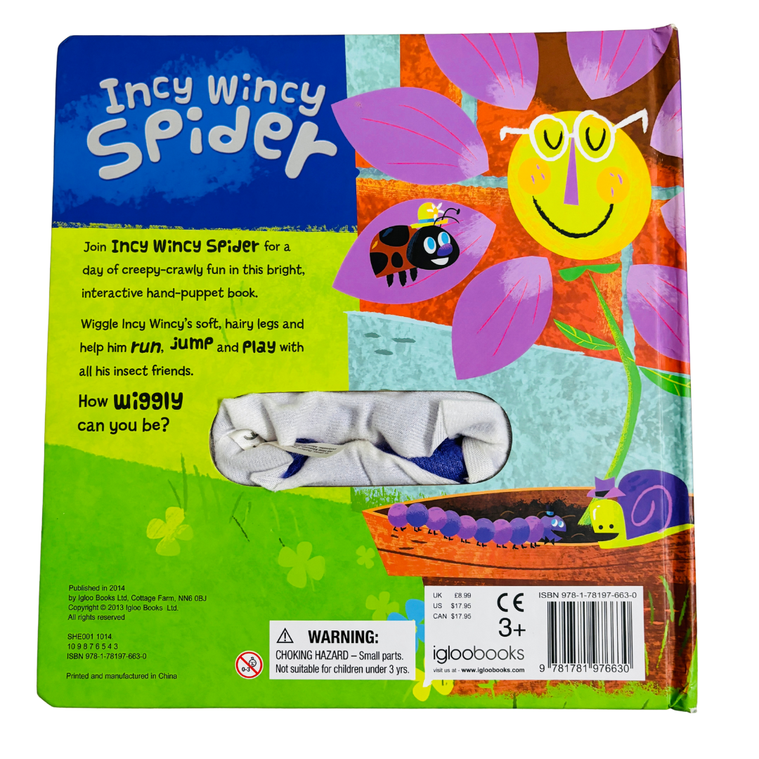 Incy Wincy Spider Puppet Book