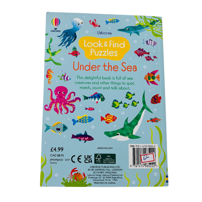 Usborne Look & Find Puzzles Under the Sea