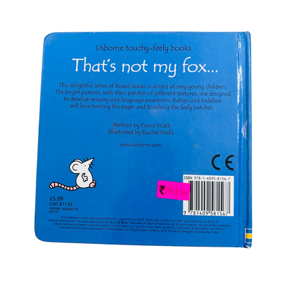 Usborne touchy-feely books That's Not My Fox