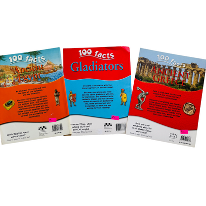 Miles Kelly 100 Facts Set of 3 books