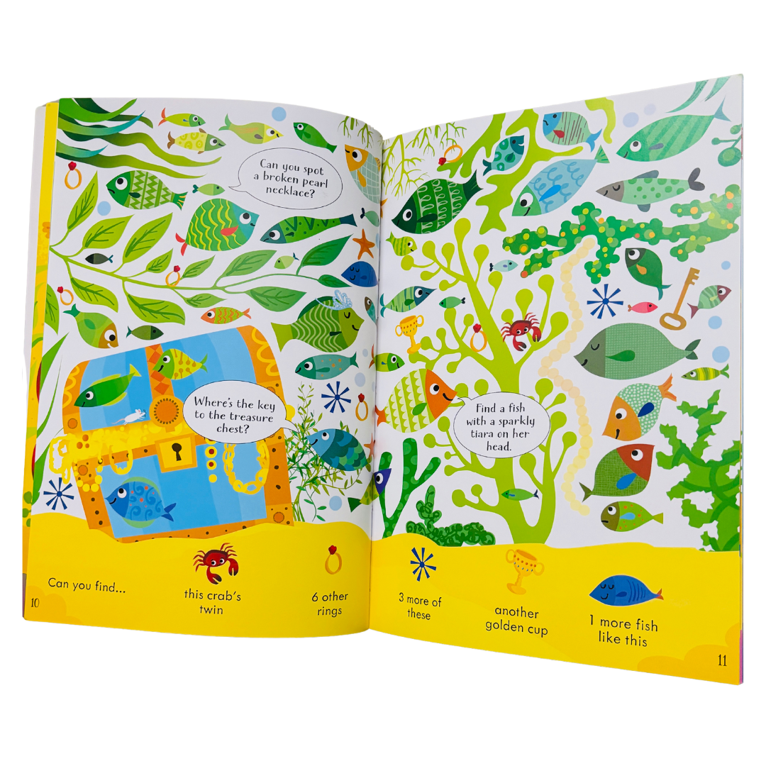 Usborne Look & Find Puzzles Under the Sea