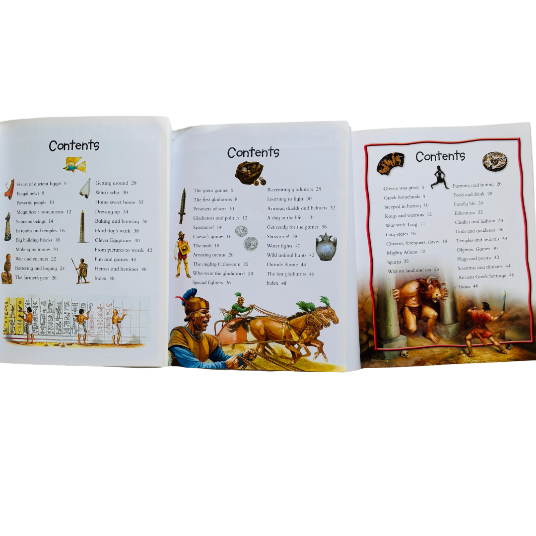 Miles Kelly 100 Facts Set of 3 books