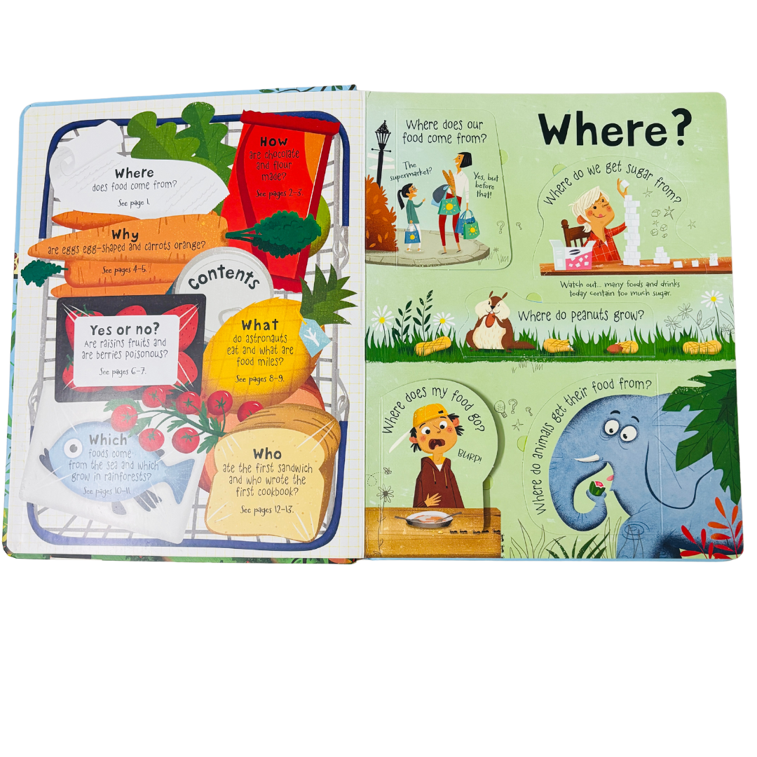 Usborne Lift-the-flap Questions and Answers about Food