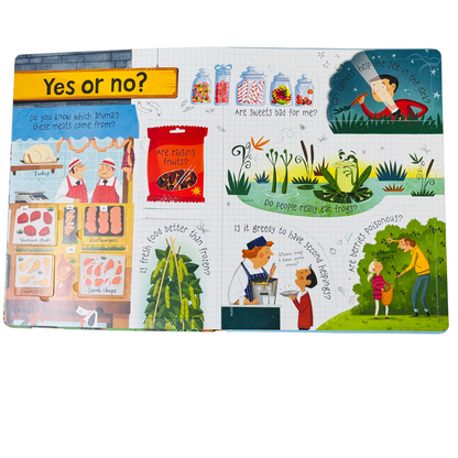 Usborne Lift-the-flap Questions and Answers about Food