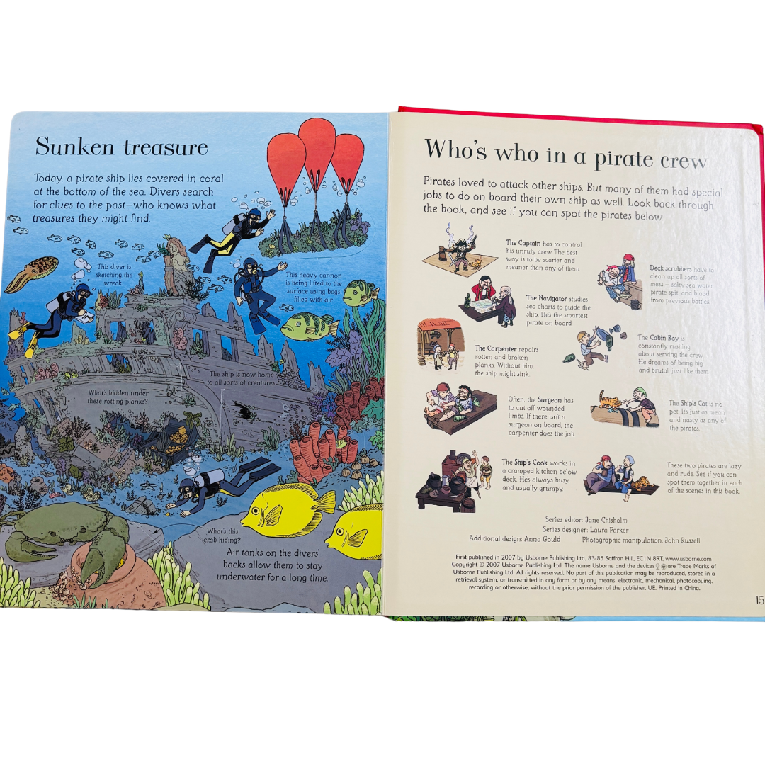 An Usborne Flap Book - See inside Pirate Ships