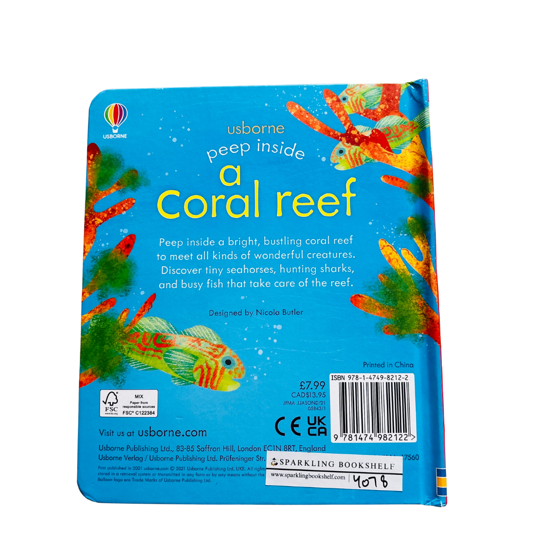 Usborne Peep Inside A Coral Reef