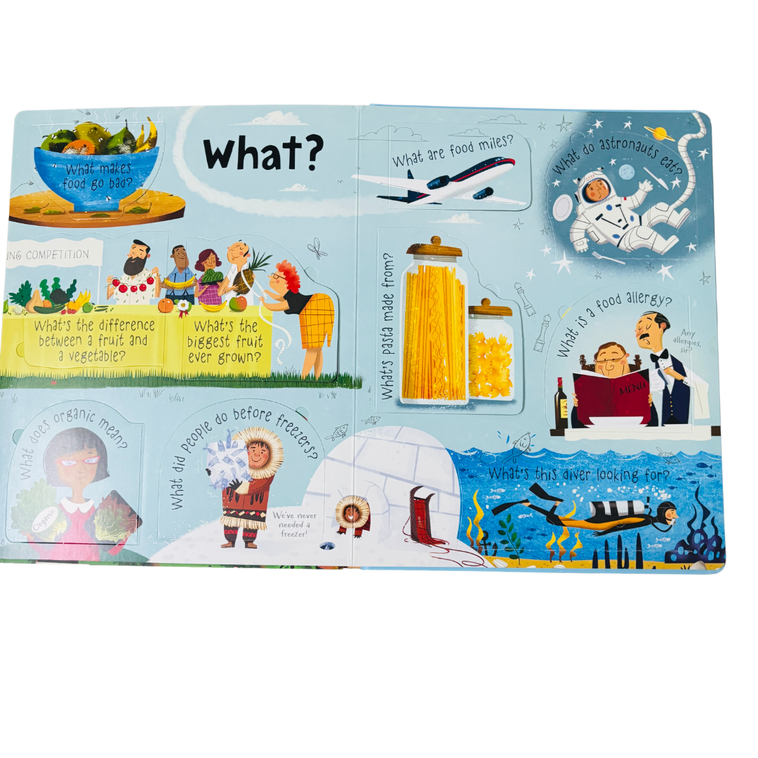 Usborne Lift-the-flap Questions and Answers about Food