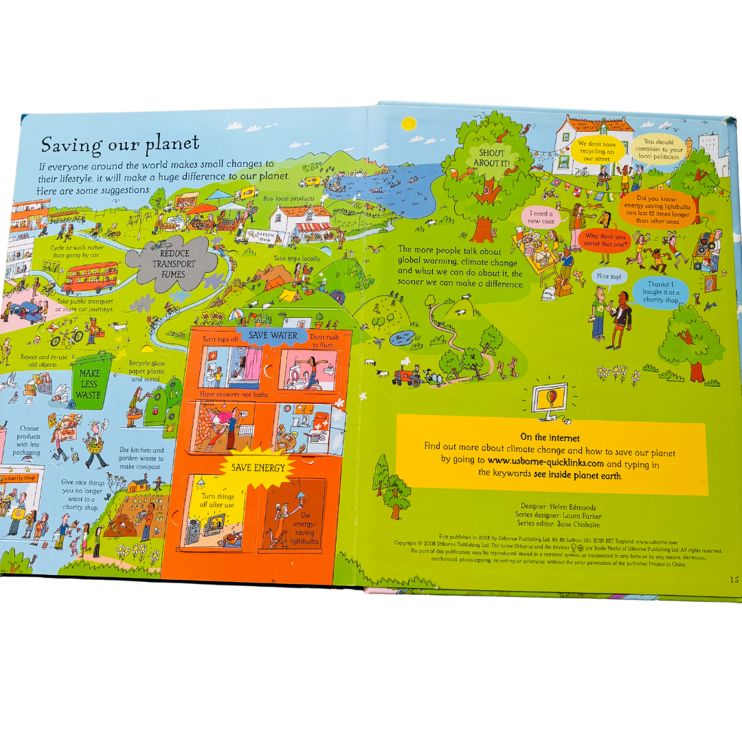 An Usborne Flap Book See Inside Planet Earth