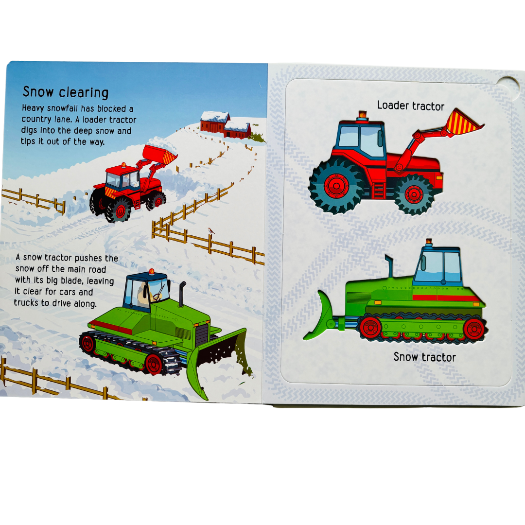 Usborne Tractors & Trucks Stencil Book