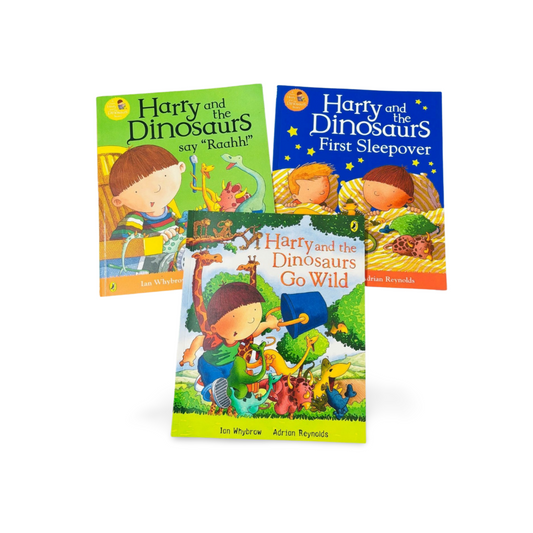 Harry and the Dinosaurs Go Wild, Raahh & First Sleepover Ian Whybrow