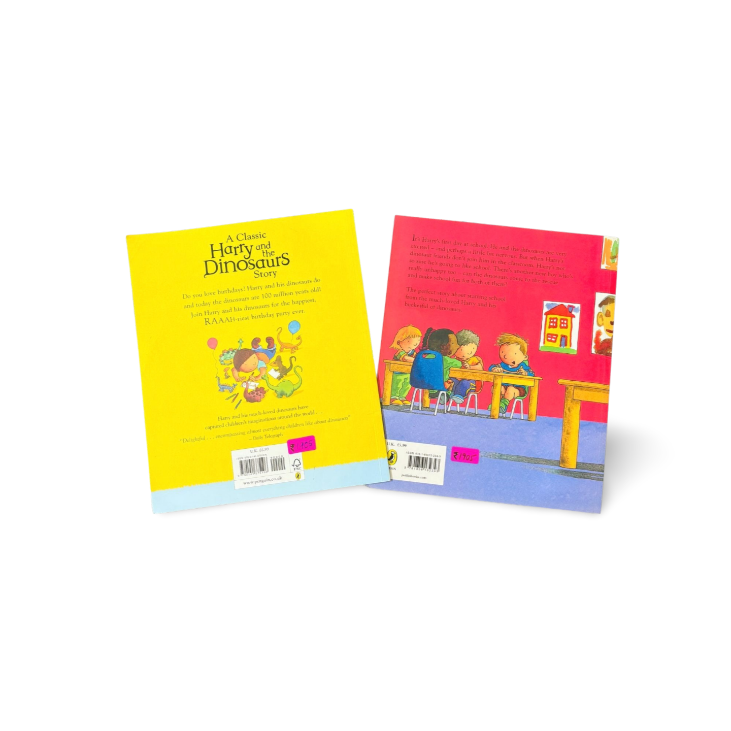Combo Set Harry and the Dinosaur School & Happy Birthday Set of 2 books