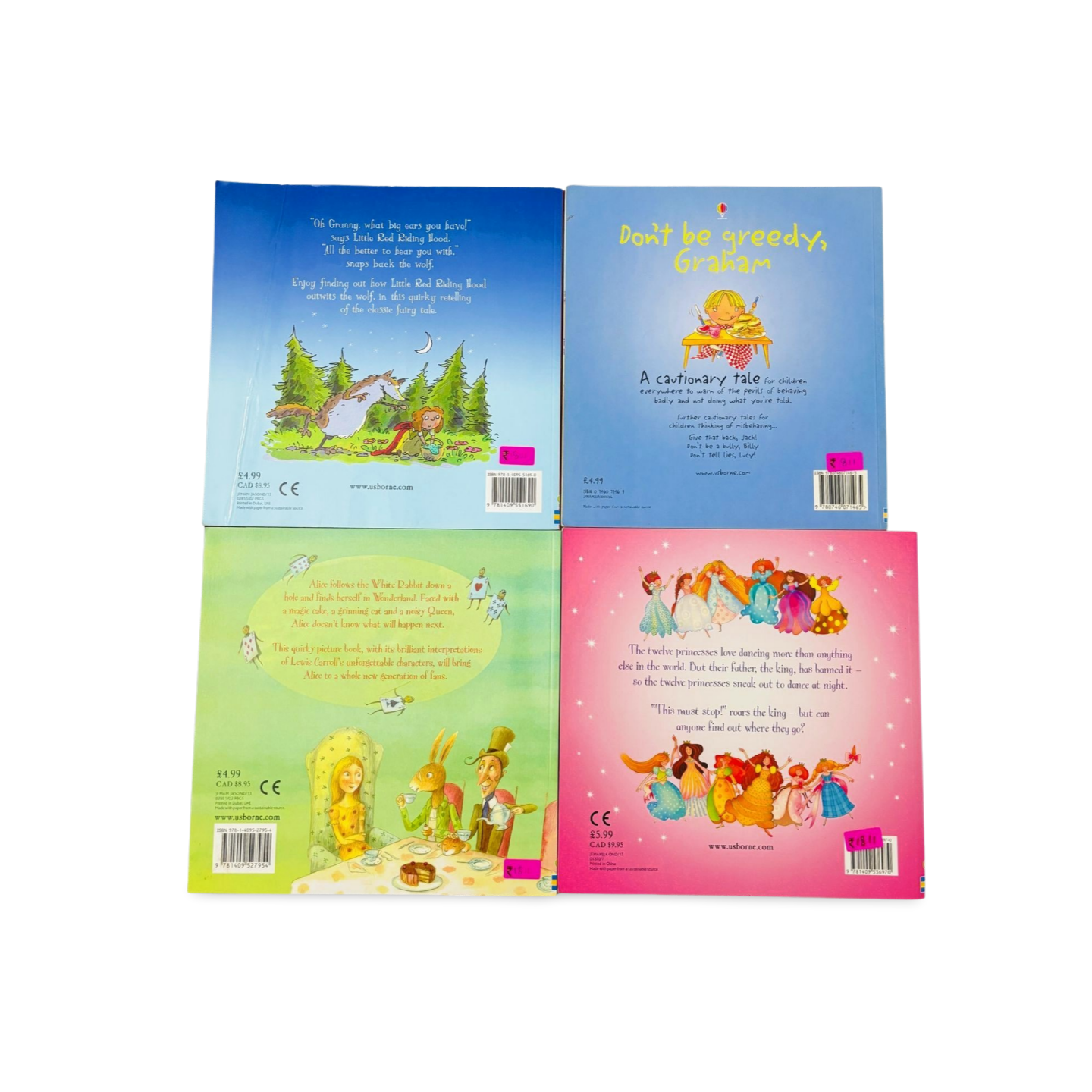 Combo Set Usborne Picture Story Books Set of 4 books