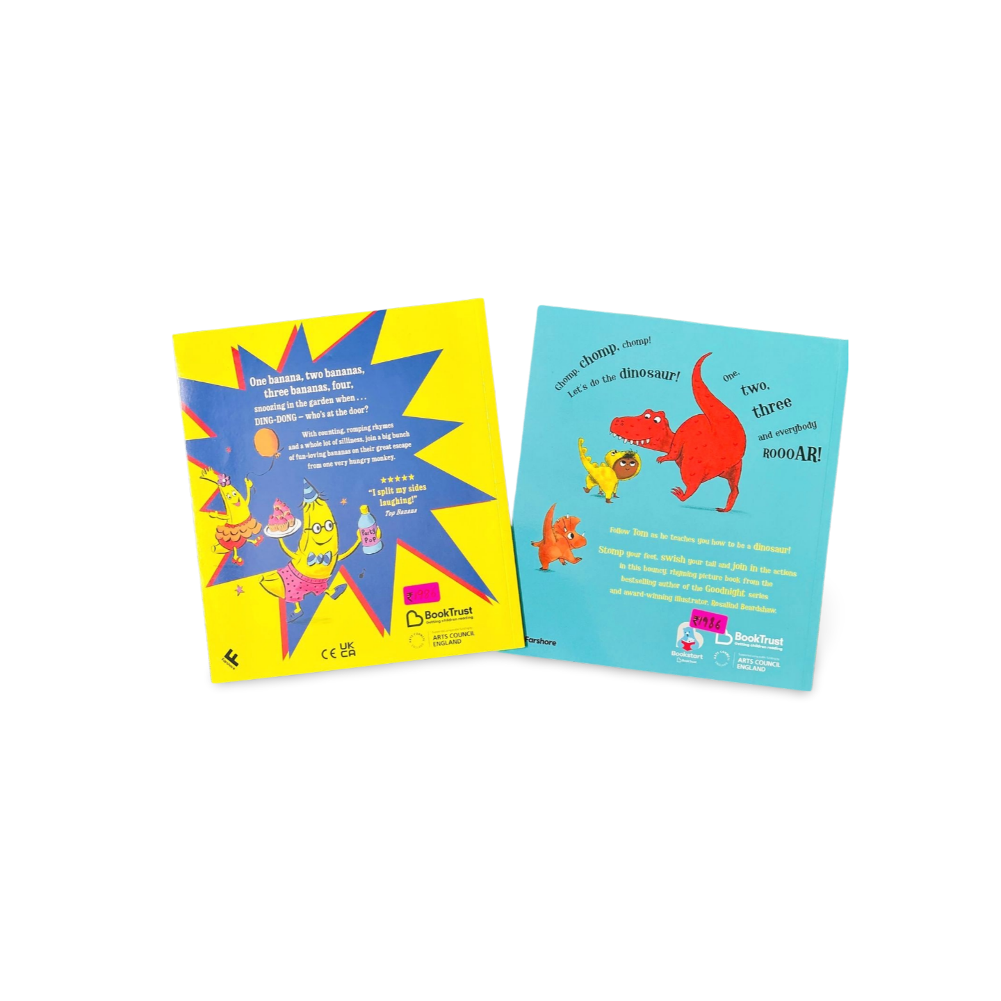 Combo Set 1, 2, 3 Do the Dinosaur and One Banana, Two Bananas Picture Story books Set of 2 books