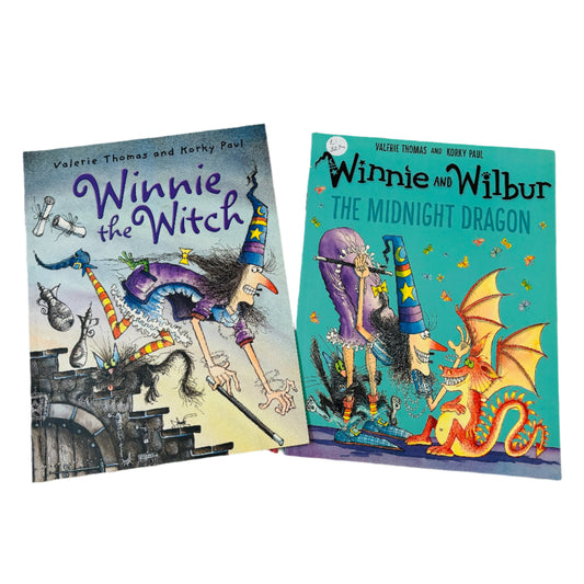 Combo Set Winnie the Witch Series Set of 2 Books